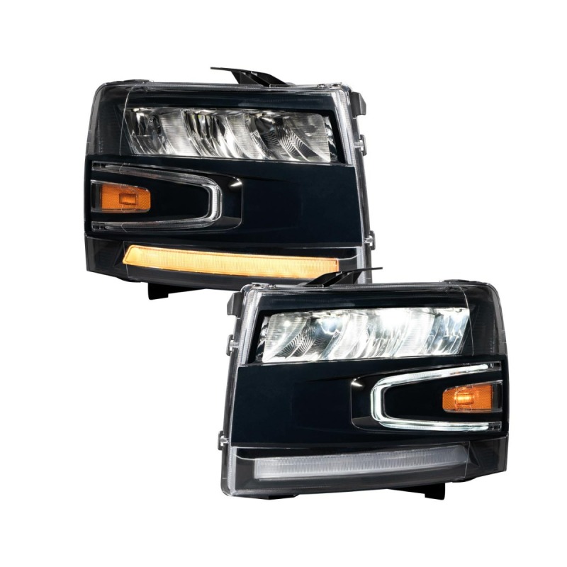 Chevrolet Silverado Headlights - FORM Lighting - LED Reflector - `07-`13